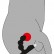 Стимулятор простаты с вибрацией Rebel Bead-shaped Prostate Stimulator от Orion