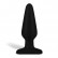 Черный плаг из силикона - 14 см. от Erotic Fantasy