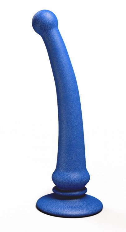 Синий анальный стимулятор Rapier Plug - 15 см. от Lola toys