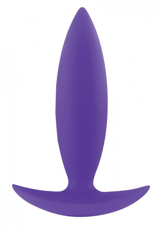 Фиолетовая анальная пробка для ношения INYA Spades Small - 10,2 см. от NS Novelties