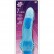 Голубой водонепроницаемый вибратор JELLY JOY ROUGH RIDGES MULTISPEED VIBE - 18 см. от Dream Toys