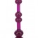 Фиолетовая анальная цепочка на присоске LOVE THROB PURPLE - 17,8 см. от NMC