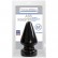 Огромный плуг Titanmen Tools Butt Plug 4.5  Diameter Ass Master - 23,1 см. от Doc Johnson