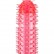 Красная закрытая насадка с шипами разной длины - 12,5 см. от White Label
