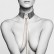 Чёрный ошейник с цепочками Desir Metallique Collar от Bijoux Indiscrets