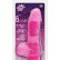 Розовый водонепроницаемый вибратор JELLY JOY ELASTIC ENIGMA MULTISPEED VIBE - 15 см. от Dream Toys