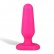 Розовый плаг из силикона BEGINNER 3 - 7,5 см. от Erotic Fantasy