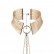 Золотистый ошейник с цепочками Desir Metallique Collar от Bijoux Indiscrets