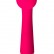Розовый вибратор с шаровидной головкой - 20 см. от A-toys