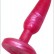 Розовая гелевая анальная пробка - 16 см. от Eroticon
