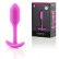 Розовая пробка для ношения B-vibe Snug Plug 1 - 9,4 см. от b-Vibe