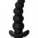 Чёрная анальная ёлочка с вибрацией Ecstasy - 14 см. от Lola toys