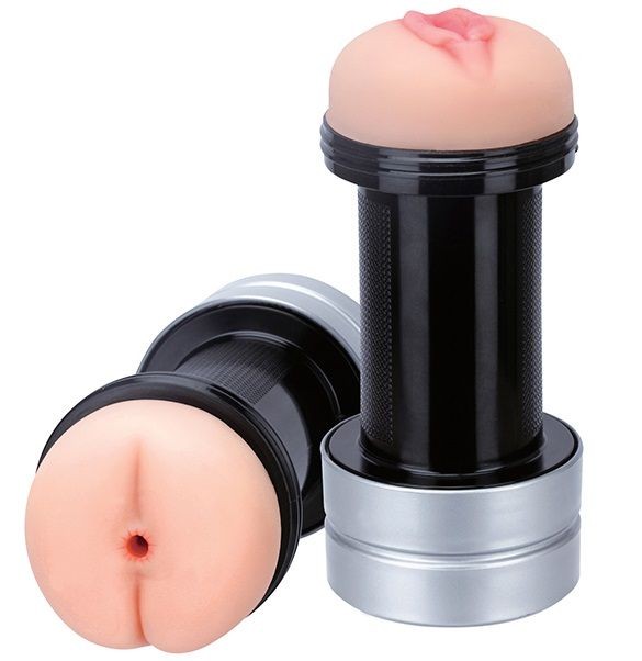 Мастурбатор 2-в-1 REALSTUFF 2 IN 1 HUMMER ANUS   VAGINA: вагина и анус от Dream Toys