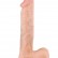 Телесный фаллоимитатор на присоске REALSTUFF DUO DENSITY DONG 9INCH - 22,9 см. от Dream Toys