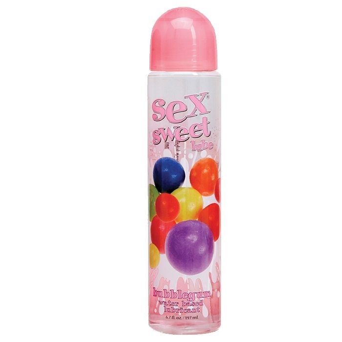 Вкусовой лубрикант Sex Sweet Lube Bubble Gum с ароматом жевачки - 197 мл. от Topco Sales