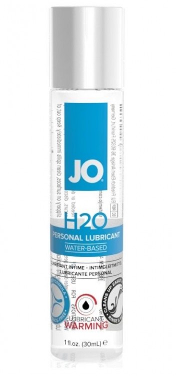 Возбуждающий лубрикант на водной основе JO Personal Lubricant H2O Warming - 30 мл. от System JO