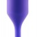 Фиолетовая пробка для ношения B-vibe Snug Plug 2 - 11,4 см. от b-Vibe
