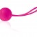 Ярко-розовый вагинальный шарик Joyballs Trend Single от Joy Division