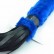 Нежная плеть с синим мехом BDSM Light - 43 см. от БДСМ Арсенал