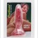 Красная гелевая анальная пробка - 16 см. от Eroticon