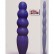Фиолетовый анальный стимулятор Large Bubble Plug - 14,5 см. от Lola toys
