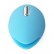 Голубой вибростимулятор клитора Candy с эффектом  поцелуя рыбки от Svakom