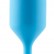 Голубая пробка для ношения B-vibe Snug Plug 3 - 12,7 см. от b-Vibe