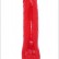 Красный гелевый фаллоимитатор с утолщением - 20,6 см. от Eroticon