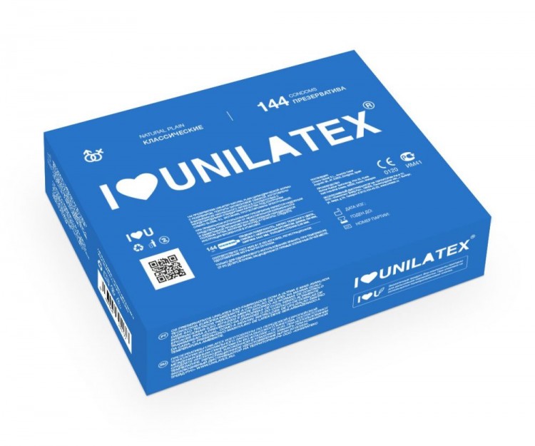 Классические презервативы Unilatex Natural Plain - 144 шт. от Unilatex
