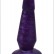 Фиолетовая нелевая изогнутая анальная пробка - 13 см. от Eroticon