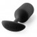Чёрная пробка для ношения B-vibe Snug Plug 3 - 12,7 см. от b-Vibe