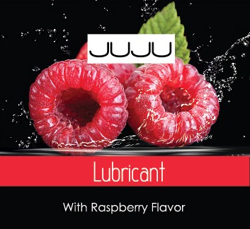 Пробник съедобного лубриканта JUJU с ароматом малины - 3 мл. от JuJu