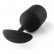 Чёрная пробка для ношения B-vibe Snug Plug 4 - 14 см. от b-Vibe