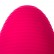 Розовый вибромассажёр с небольшим клиторальным отростком - 15 см. от A-toys