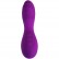 Фиолетовый вибромассажер с нагревом Capella - 19 см. от RestArt