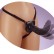 Черный податливый страпон Posable Partner Strap-On - 17,8 см. от Pipedream
