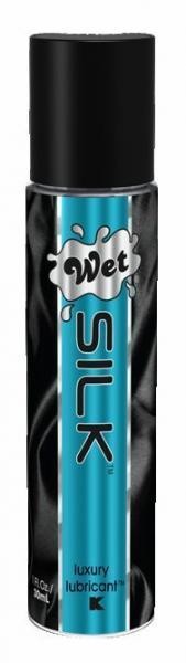 Гибридный водно-силиконовый лубрикант Wet Silk - 30 мл. от Wet International Inc.
