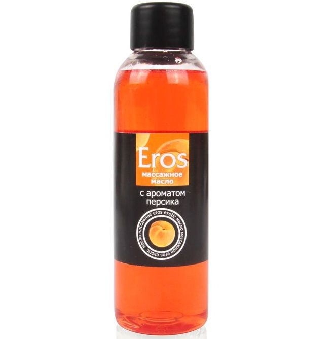 Массажное масло Eros exotic с ароматом персика - 75 мл. от Биоритм