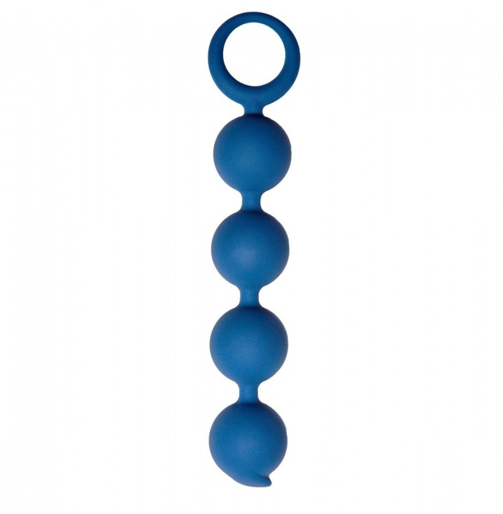 Синяя анальная цепочка Appulse - 15 см. от Le Frivole
