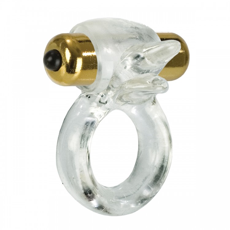 Прозрачное эрекционное кольцо WICKED PURE GOLD от California Exotic Novelties