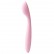 Нежно-розовый клиторальный вибратор Keri Pale Pink - 17 см. от Svakom