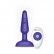 Фиолетовая анальная вибропробка с 3 источниками вибрации TRIO REMOTE CONTROL PLUG  PURPLE - 13,5 см. от b-Vibe