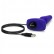 Фиолетовая анальная вибропробка с 3 источниками вибрации TRIO REMOTE CONTROL PLUG  PURPLE - 13,5 см. от b-Vibe