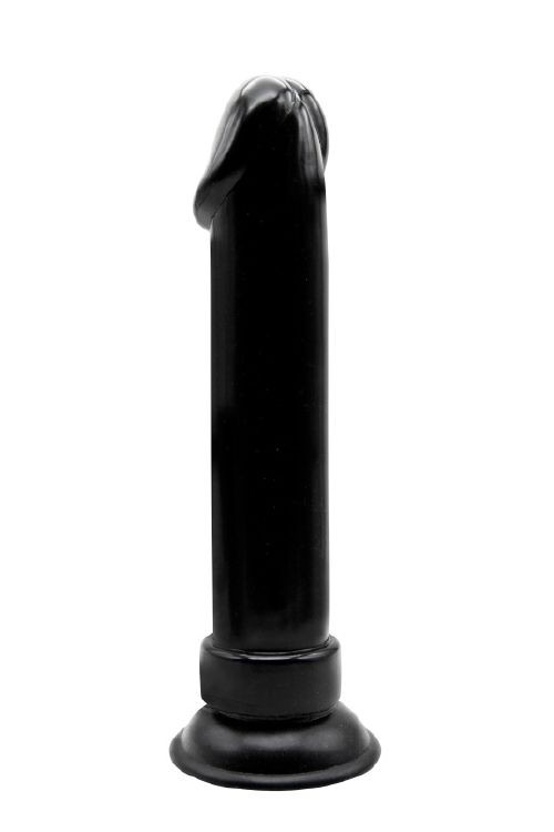 Чёрный анальный фаллоимитатор MENZSTUFF BLACK KNIGHT 9INCH BUTT PLUG - 23 см. от Dream Toys