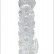 Прозрачная насадка с шипиками и хвостом - 11 см. от Eroticon