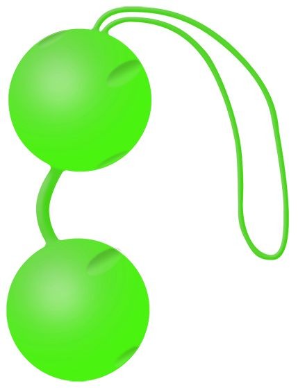 Зелёные вагинальные шарики Joyballs Trend от Joy Division