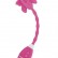 Розовый вибростимулятор-бабочка на ручке THE CELINE BUTTERFLY от Closet Collection