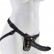 Чёрный с золотом женский страпон Designer Strap-On от Pipedream