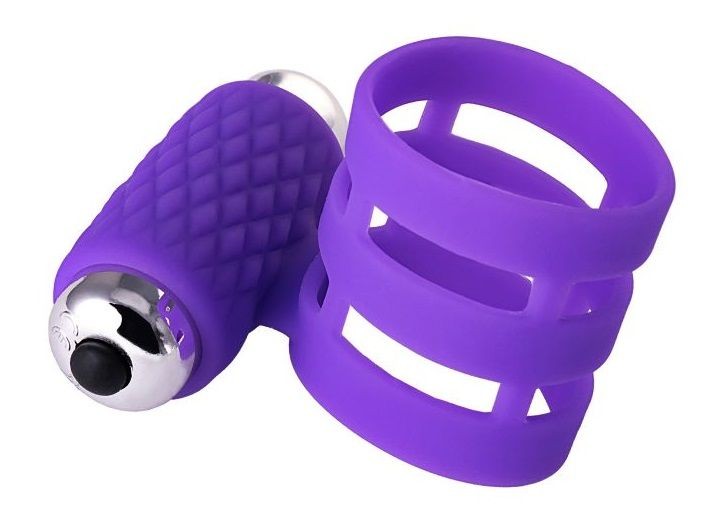 Фиолетовое эрекционное виброкольцо ADMA от Dibe