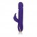 Фиолетовый вибратор с поступательным движением Jack Rabbit Signature Silicone Thrusting Rabbit - 20 см. от California Exotic Novelties
